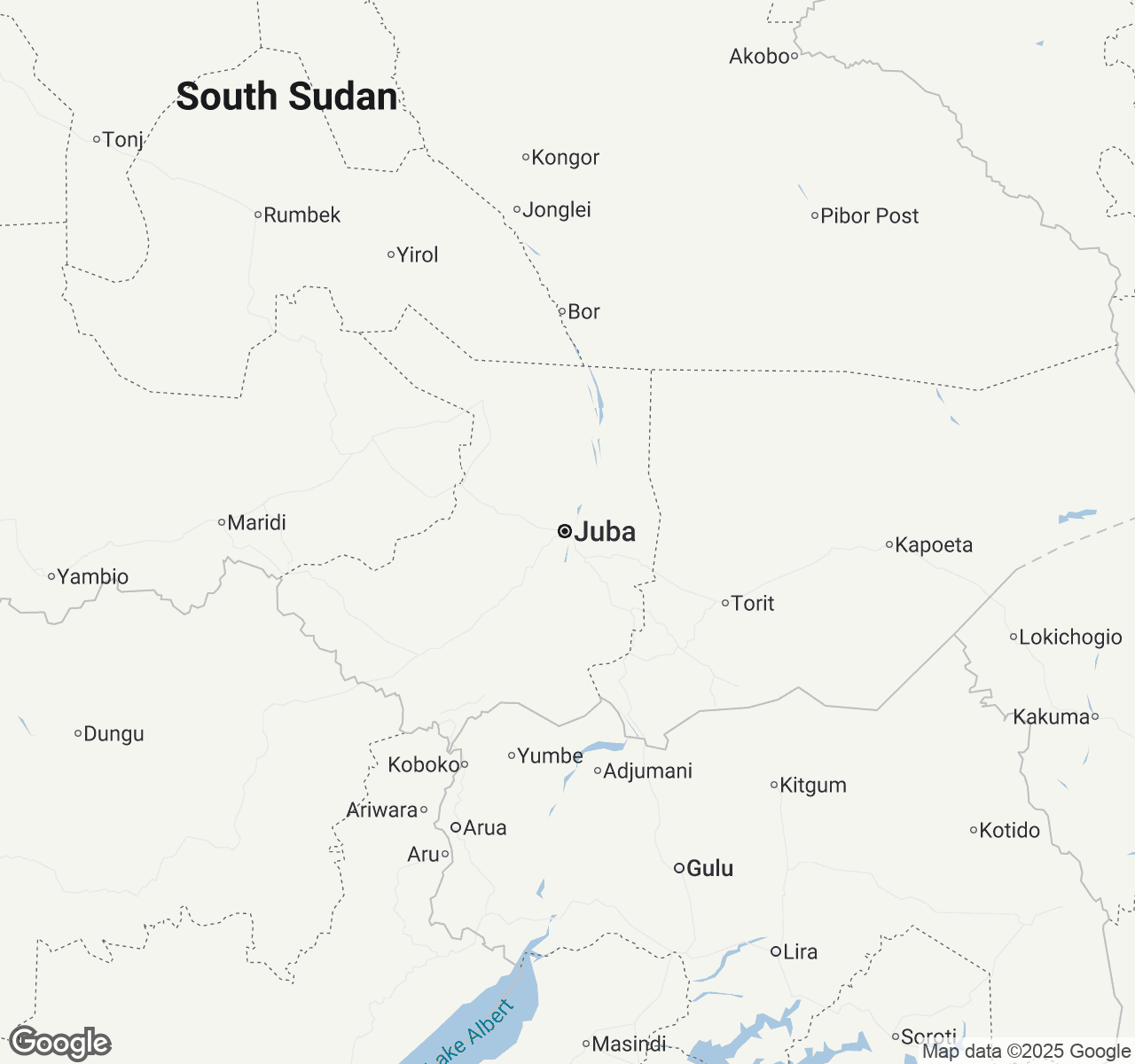 Map of Juba